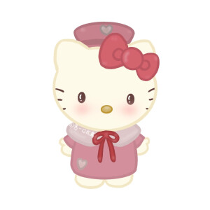 Hello Kitty 可爱全身照！