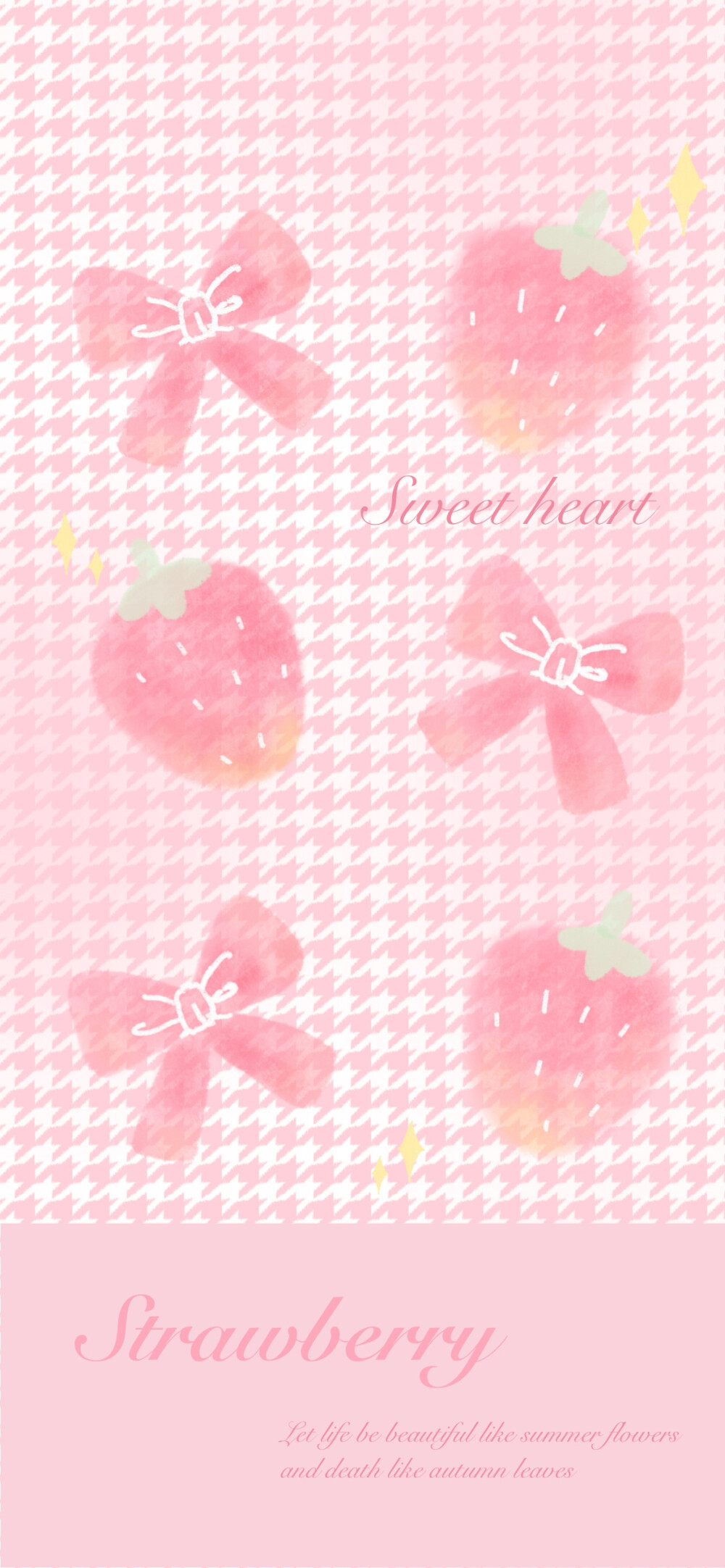 粉粉嫩嫩的壁纸
插画师:@南空直美_ 