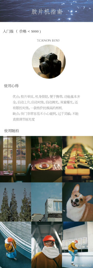 教程篇|胶片机指南，十款爱用胶片机推荐！从平价到高端，总有一款你要的！

作者：@fionnssy ​