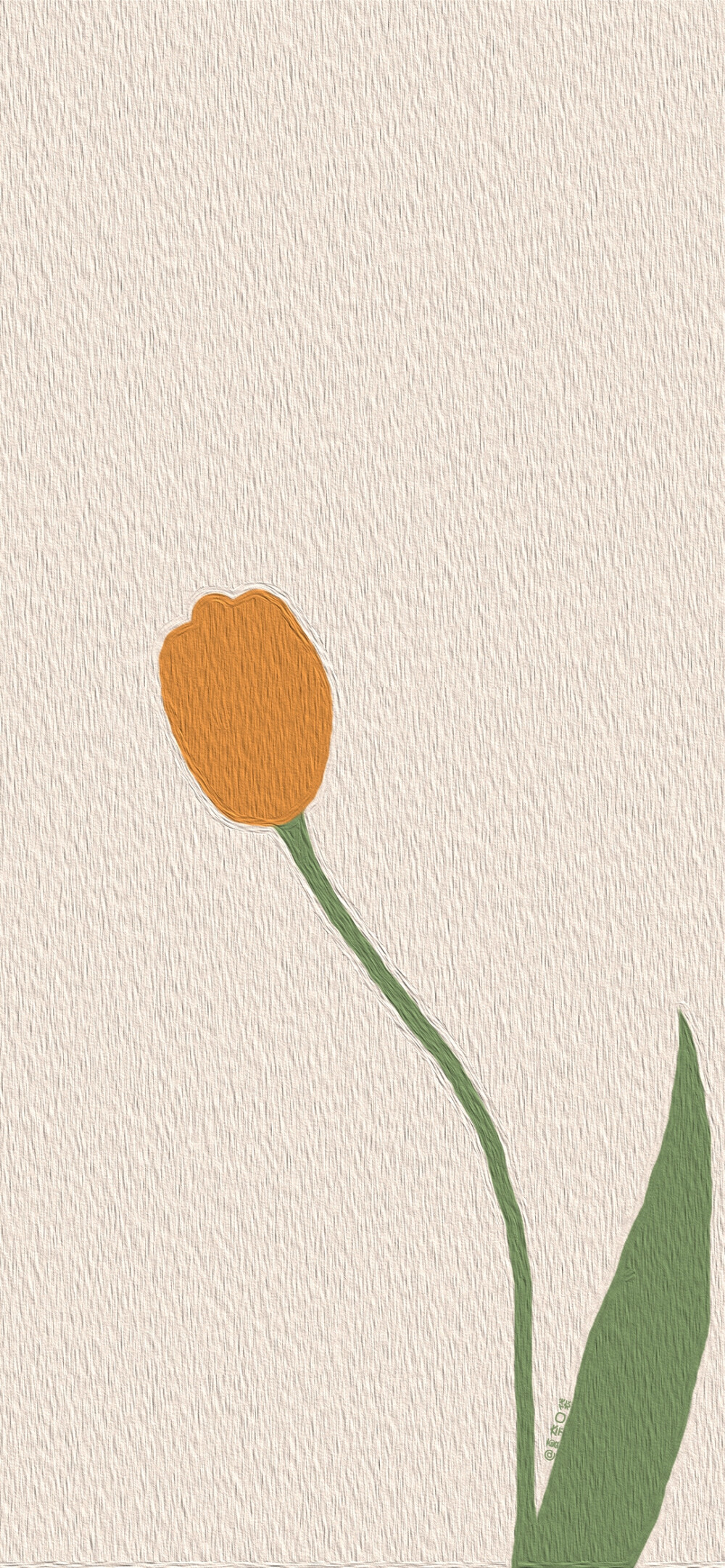 一组油画系花花壁纸 春天到了,去看花吧 画师:夏奈口袋