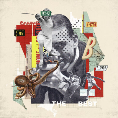 来自设计师 Ryota Kikuchi 照片与插画拼接作品