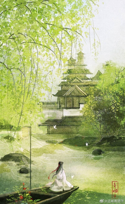 柳色像极春天，充满生生不息的希望
❀