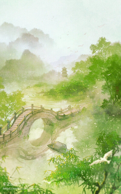 柳色像极春天，充满生生不息的希望
❀