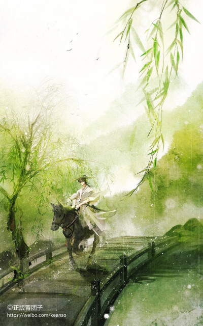 柳色像极春天，充满生生不息的希望
❀