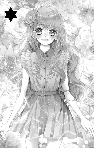 闪闪发光的狮子男孩、Lion boy、黑白、壁纸、漫画、美女