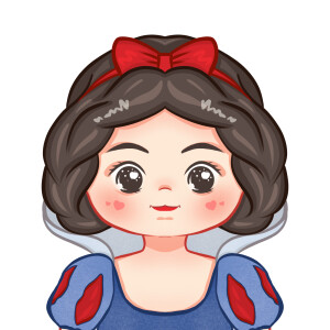 迪士尼公主 可爱头像