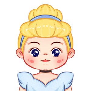 迪士尼公主 可爱头像