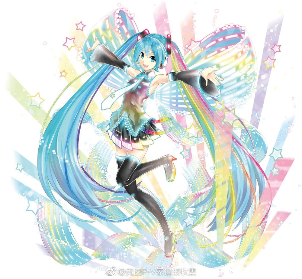 [cp]初音ミク10周年纪念官网更新！10周年造型主视觉图及设计图，初音ミクの歴史公开！官网http://t.cn/RMxFHFv illustration by KEI，design by 島崎麻里 ​[/cp]