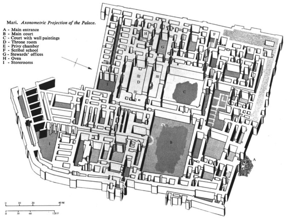 [cp]*叙利亚，马里（苏美尔城邦），齐姆里利姆（Zimri-Lim）王宫平面图&复原图集 ​​​[/cp]