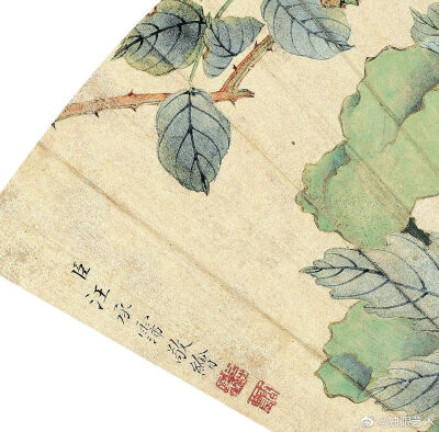 【汪承霈 -- 花荫睡猫】
汪承霈（?-1805），安徽休宁人。字受时，一字春农，号时斋，别号蕉雪。乾隆十二年（1747）进士，官至兵部尚书。善诗古文词，能书，工画山水、人物及花卉，兼长指画。 