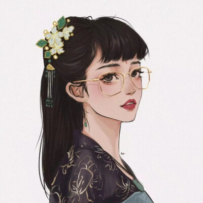 手绘头像｜女头~
画师：莺歌燕舞几十休