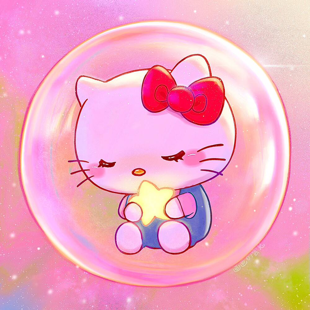 三丽鸥梦幻治愈系泡泡头像