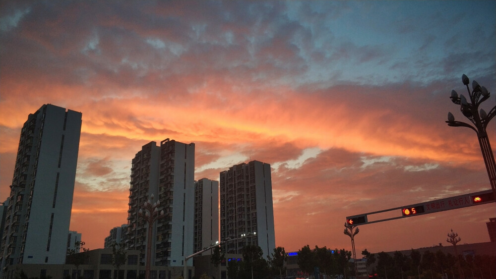 个人手机随拍夕阳图