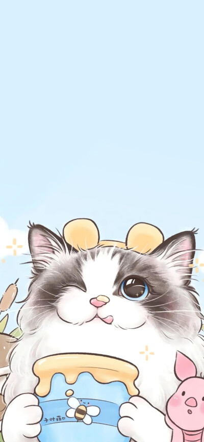 猫咪插画♥
©：子叶菇