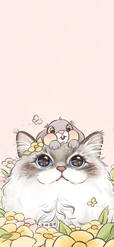 猫咪插画♥
©：子叶菇