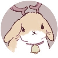 可爱头像 圣诞小兔