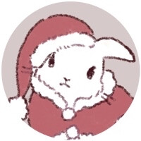 可爱头像 圣诞小兔