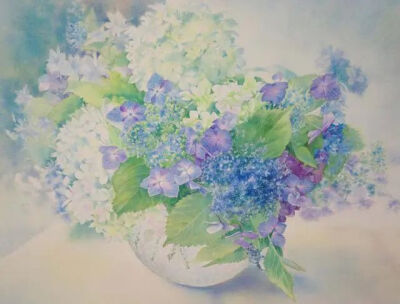 星野木绵的水彩