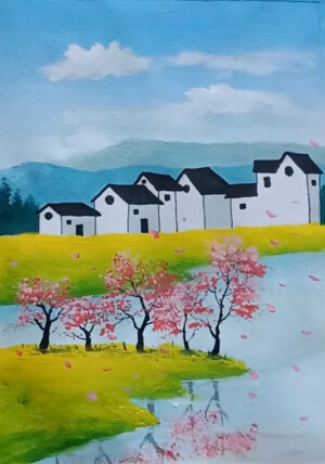 儿童水粉画