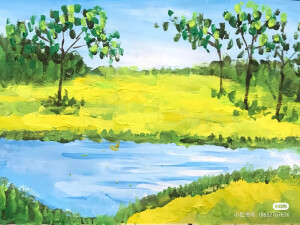 儿童水粉画