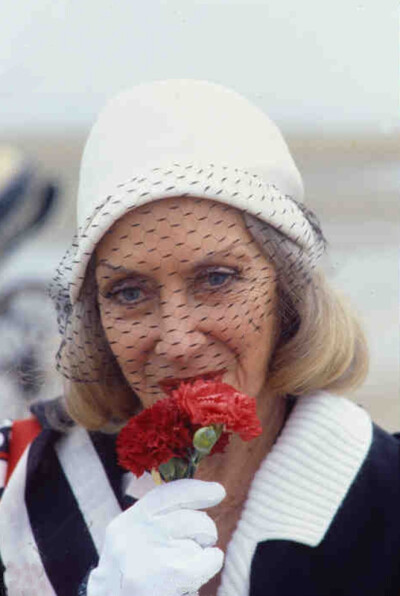 Gloria Swanson in Deauville 1979
