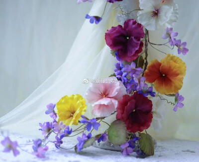 手工烫花，布花造花这半年的成果展示