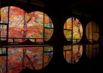 日本 京都 嵐山 祐斎亭 紅葉 新綠 冬雪