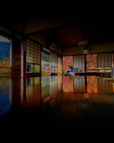 日本 三重県 松阪市 泰運(yùn)寺 紅葉 天開山口窄泰運(yùn)寺 