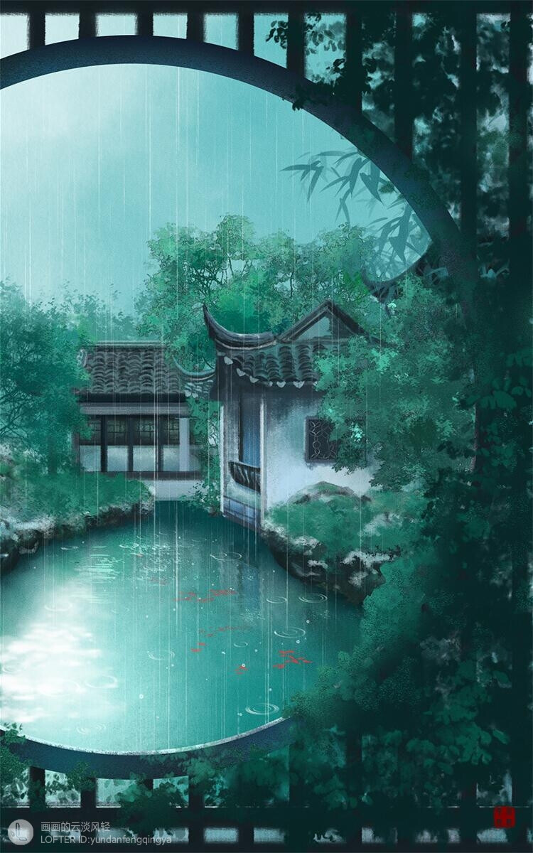 “最似人间十月景，于说花间有仙境。”
©画画的云淡风轻