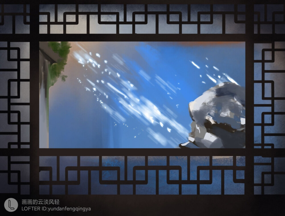 “最似人间十月景，于说花间有仙境。”
©画画的云淡风轻