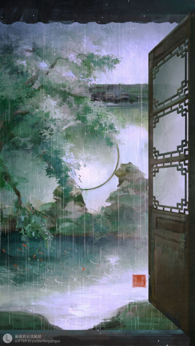 “最似人间十月景，于说花间有仙境。”
©画画的云淡风轻