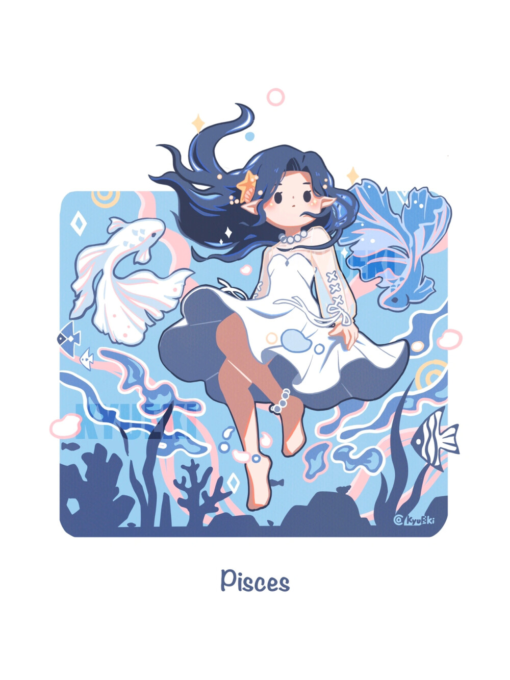 十二星座拟人插画
画师：KyuEki
