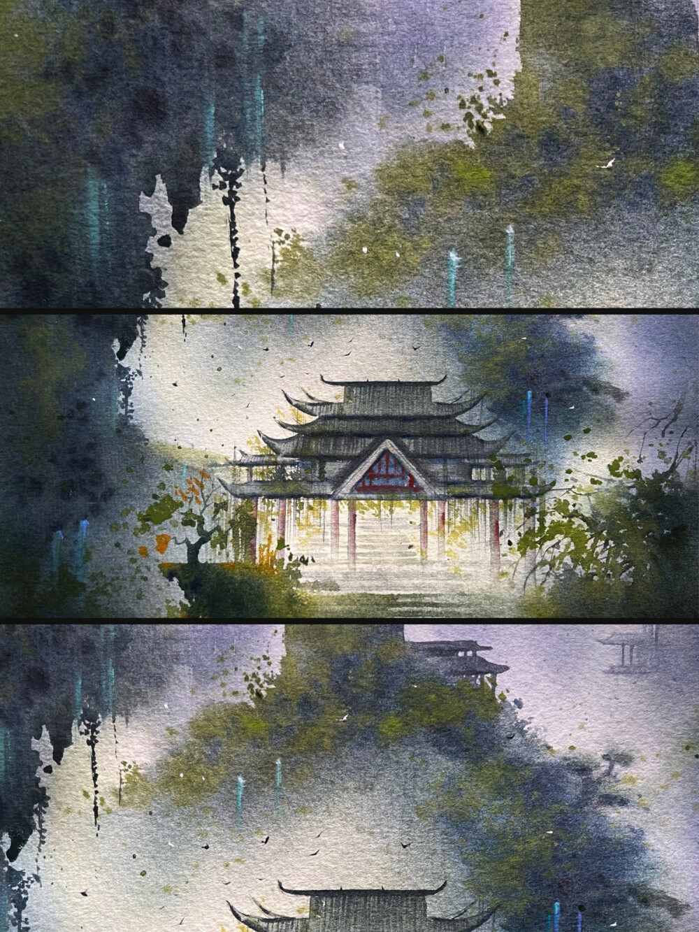 远望飞花落，难闻虫鸟鸣，落雪压寒梅，只嗅残花香。
©村南_村北
侵权删