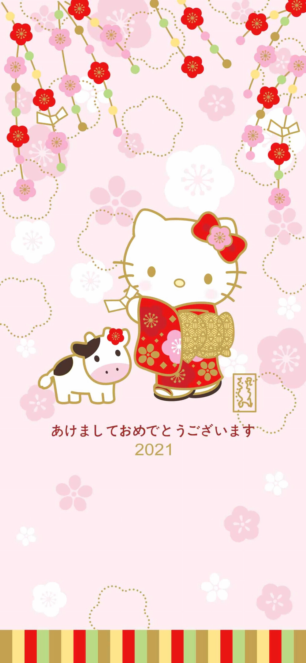 hellokitty新年壁纸 - 高清图片，堆糖，美图壁纸兴趣社区
