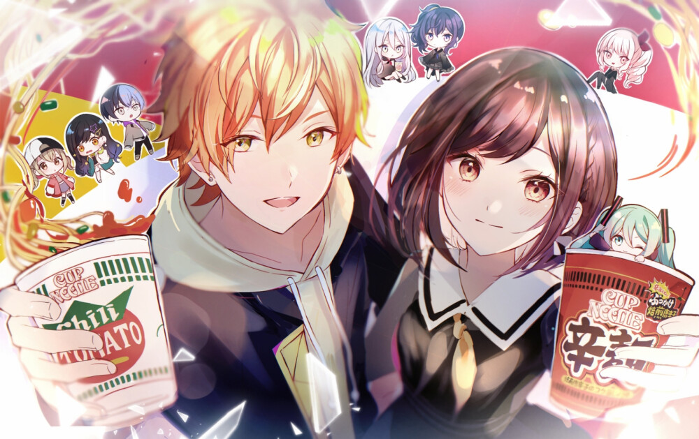 东云姐弟
Pixiv：ゆあめ