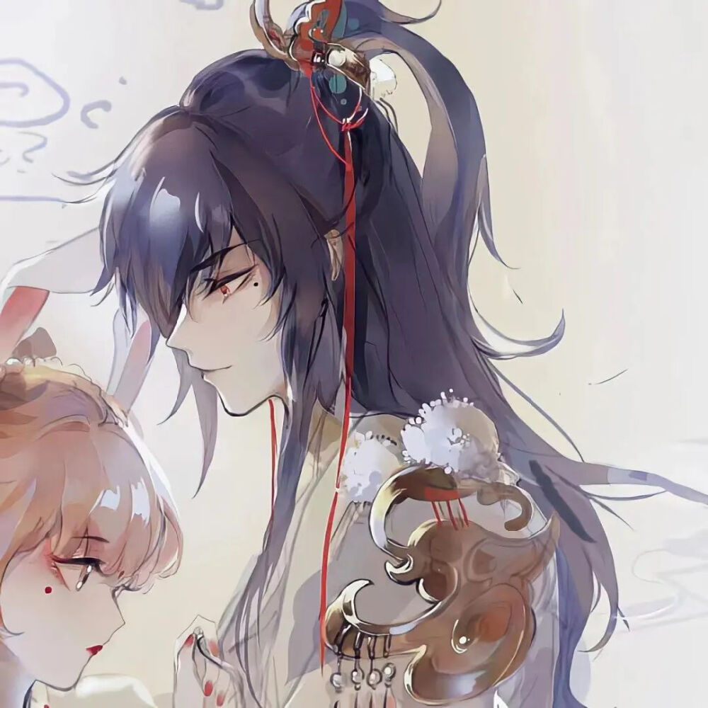 手绘头像|情头 画师:牙丝