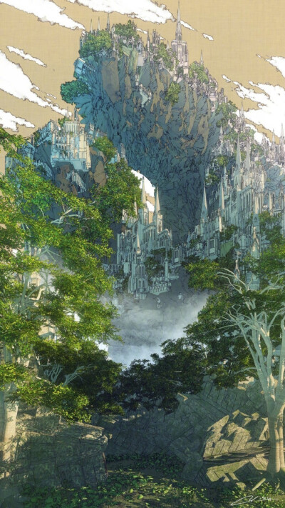 场景 插画