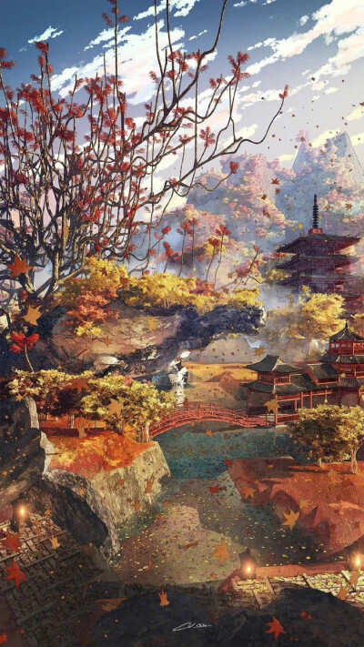 场景 插画