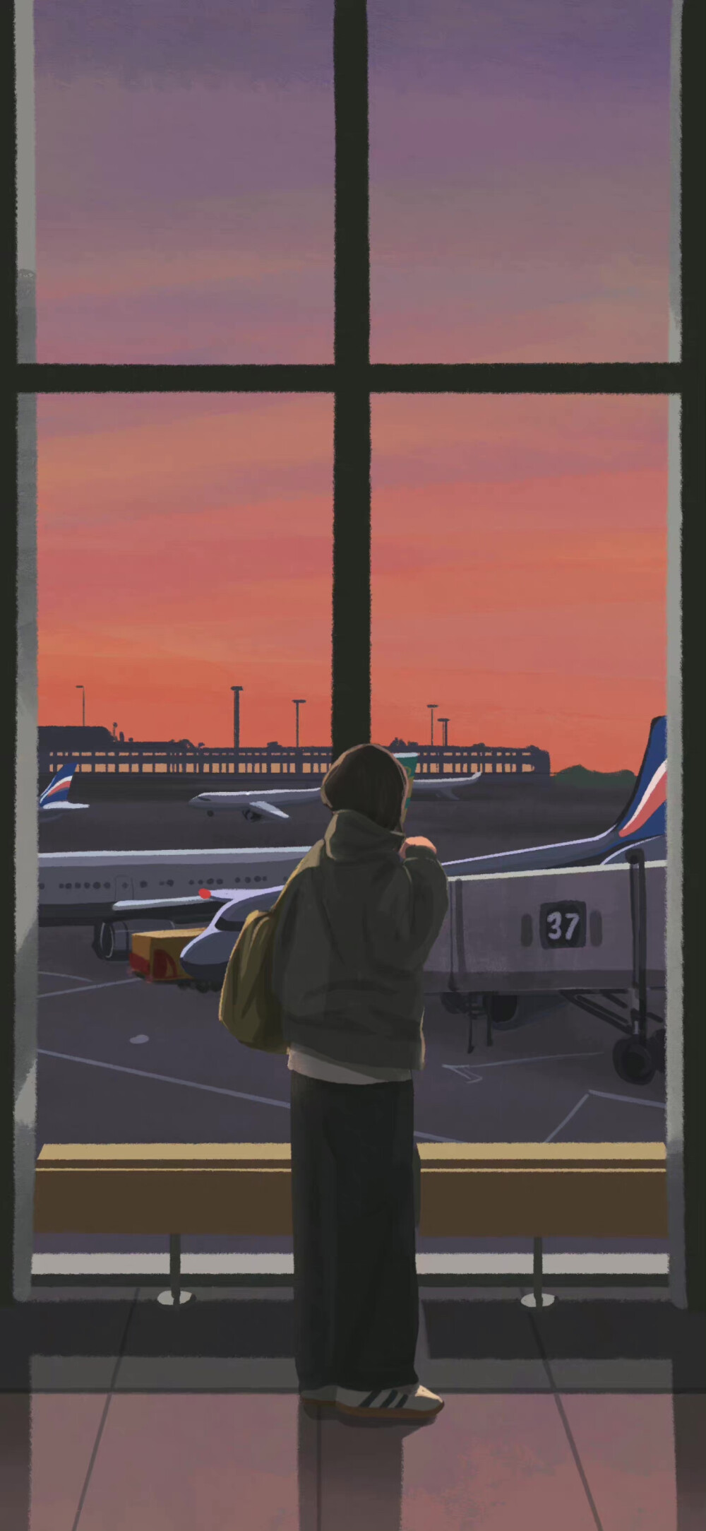 插画壁纸 ｜ 手绘壁纸 ｜ 素质拿图
cr.插画师 700_illust