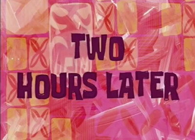 海绵宝宝转场画面～ ​​​