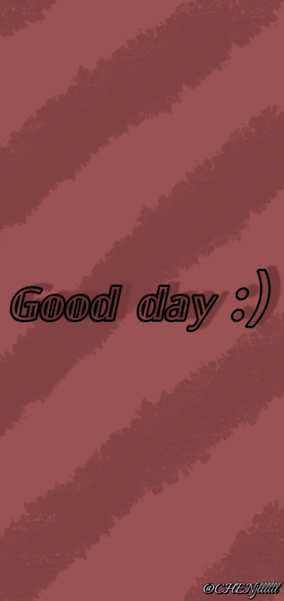 have a good day:）