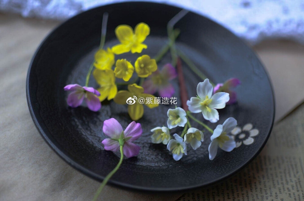 布花烫花，造花，手工汉服配饰