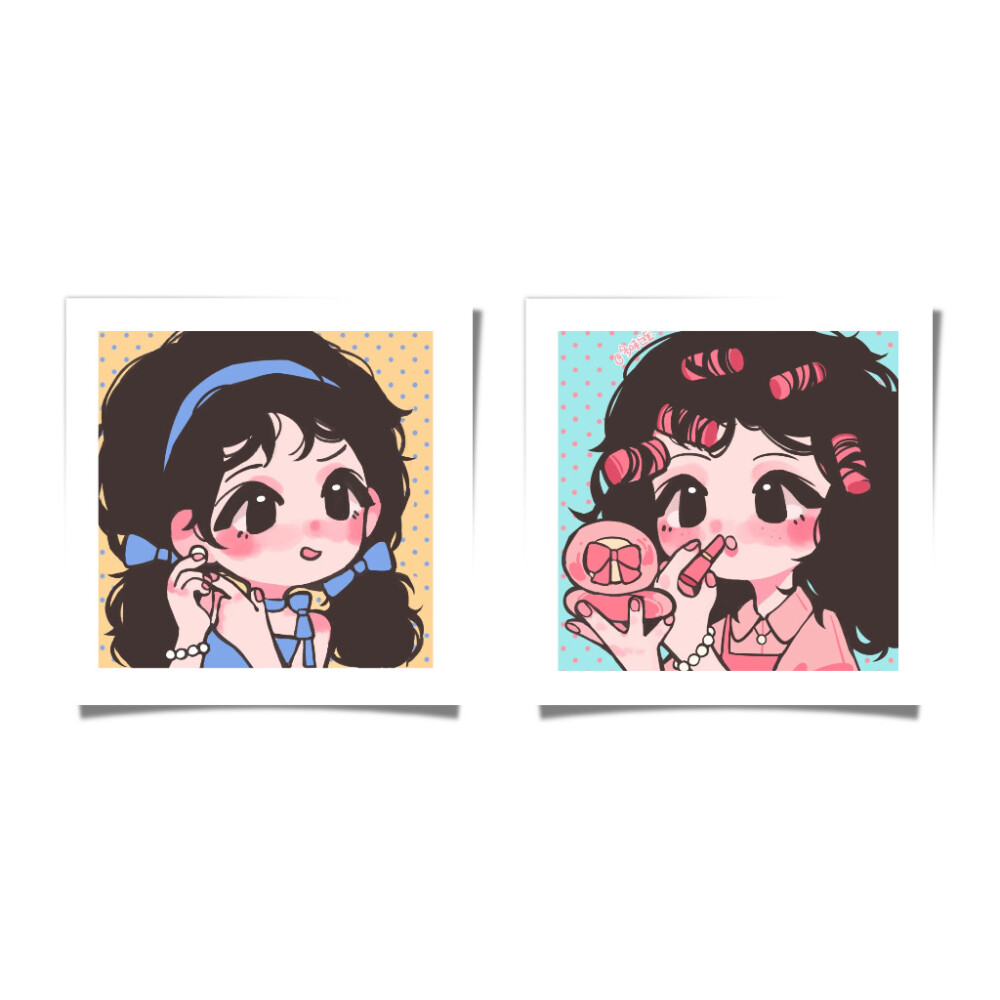 两组闺蜜头像～
图源老师@多味远宝