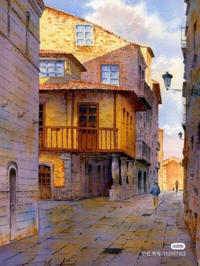 西班牙水彩画家冈萨雷斯