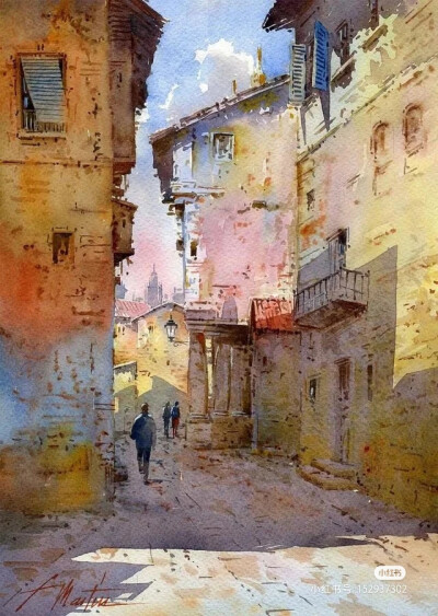 西班牙水彩画家冈萨雷斯