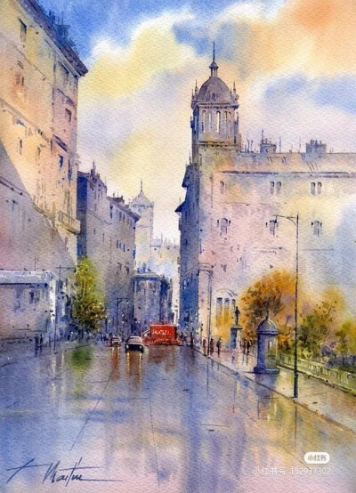 西班牙水彩画家冈萨雷斯