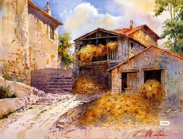 西班牙水彩画家冈萨雷斯