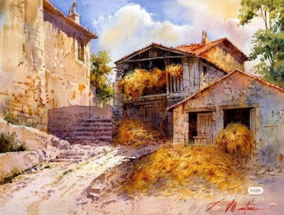 西班牙水彩画家冈萨雷斯