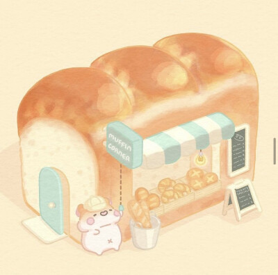 美食小店！
画师ins:muffin.corner