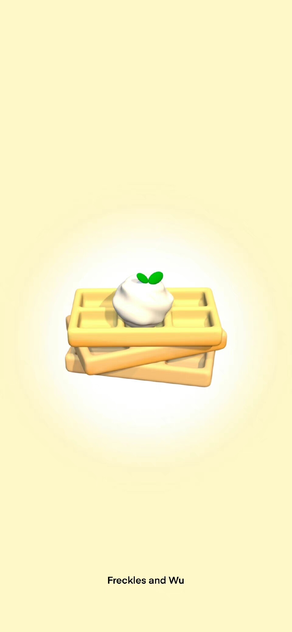 渐变黄色系3D食物壁纸
画师：雀斑与吴